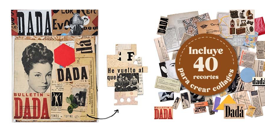 Pack de 40 recortes para collage DADÁ