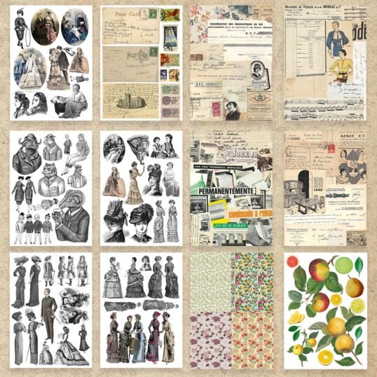 Tesoro de imágenes para artistas del collage