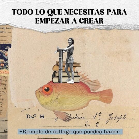 Kit digital de imágenes para collage | 600 PNG + PDF imprimible