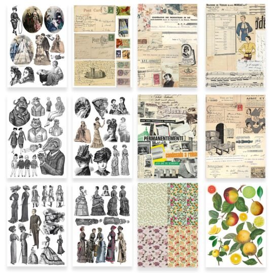 Tesoro de imágenes para artistas del collage