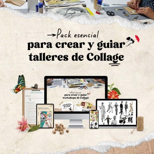 Pack digital para crear talleres de collage