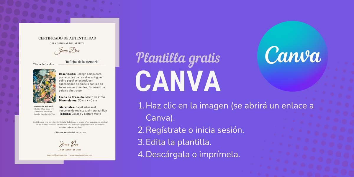 Plantilla gratis certificado