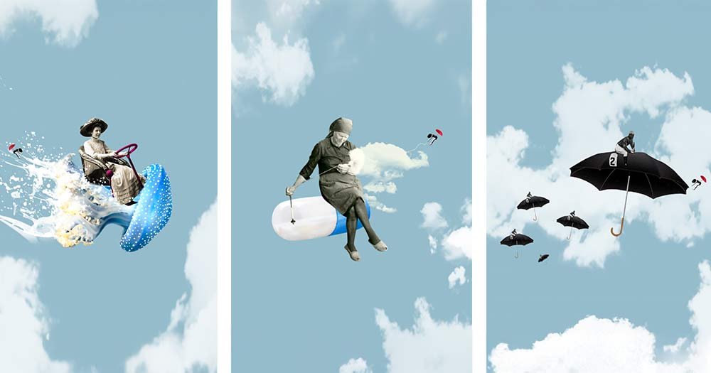 Que significa trabajar en serie en collage