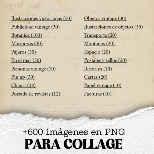 Kit Digital de Imágenes para Collage