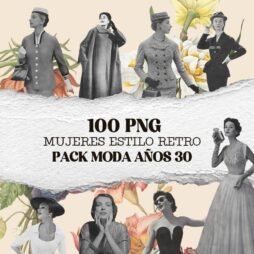 Pack Moda Años 30 | PDF & PNG