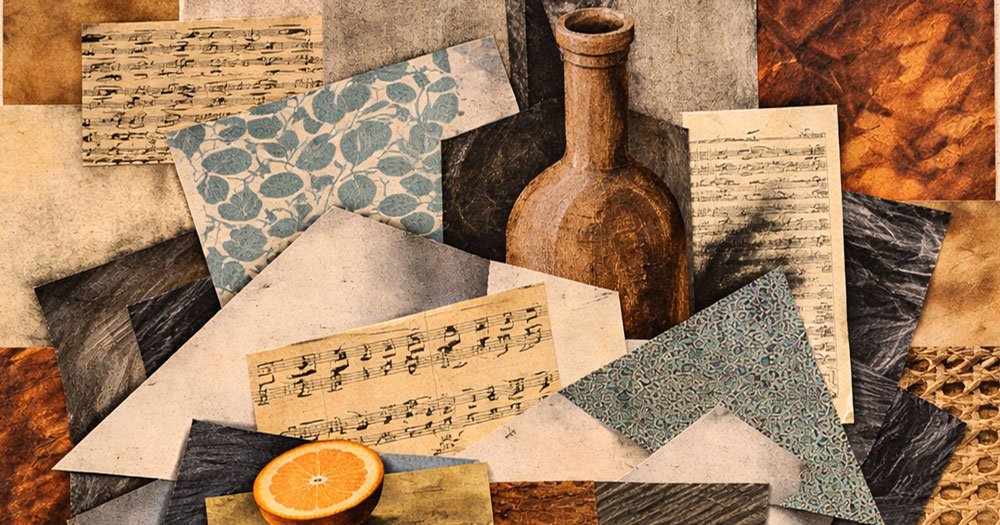 Papier collé y collage: ¿por qué no son lo mismo?