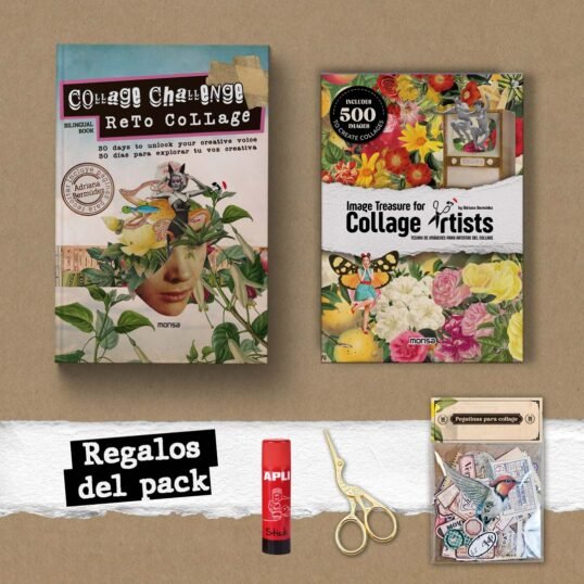 Pack Libros Reto collage y Tesoro de imágenes