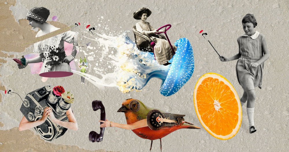 Cómo crear personajes con collage para contar historias visuales