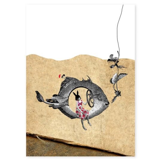 In the sea – Lámina A4 edición limitada