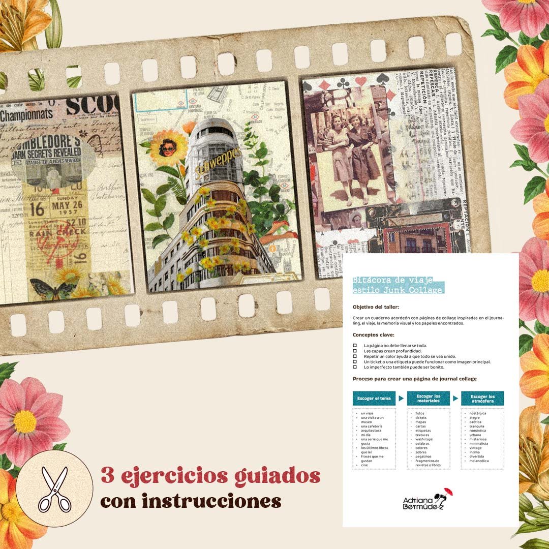 Journal de collage · Formato acordeón - Imagen 4