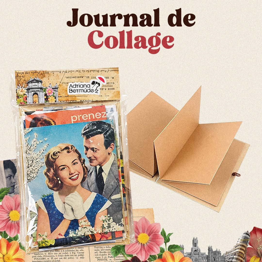 Journal de collage · Formato acordeón