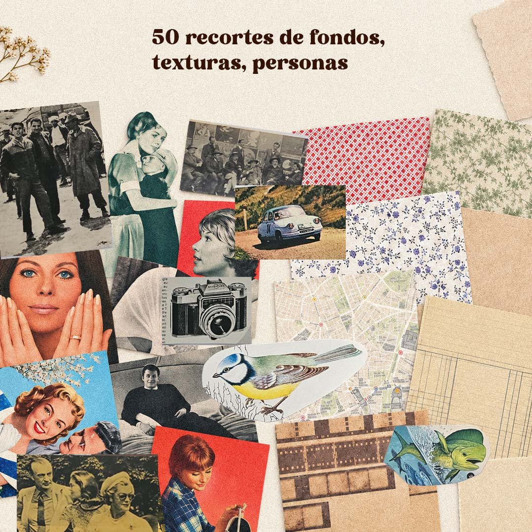 Pack para crear tu diario de collage en acordeón - Imagen 3