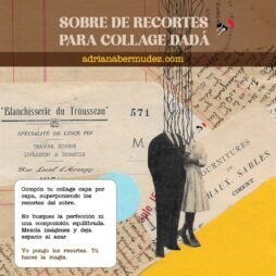 Sobre de recortes para collage dadá