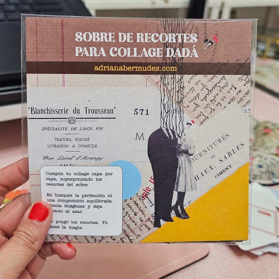 Sobre de recortes para collage dadá - Imagen 3